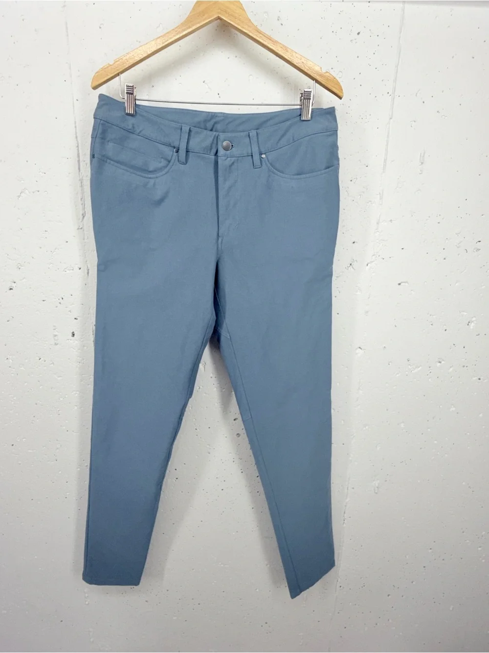 Lululemon Men’s size 34 Steel Blue ABC Skinny Pants New